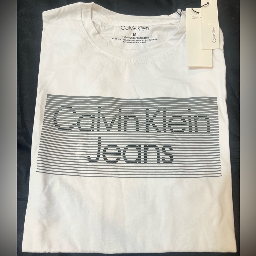 Men’s new Calvin Klein T-Shirt white